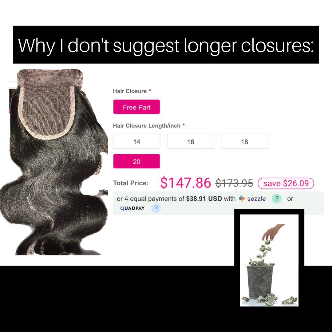 Why I don't suggest longer closures..